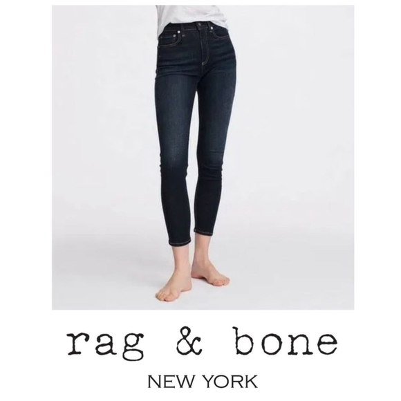 Rag & Bone Nina High Rise Ankle Skinny Jeans in Size 32 - Picture 1 of 11